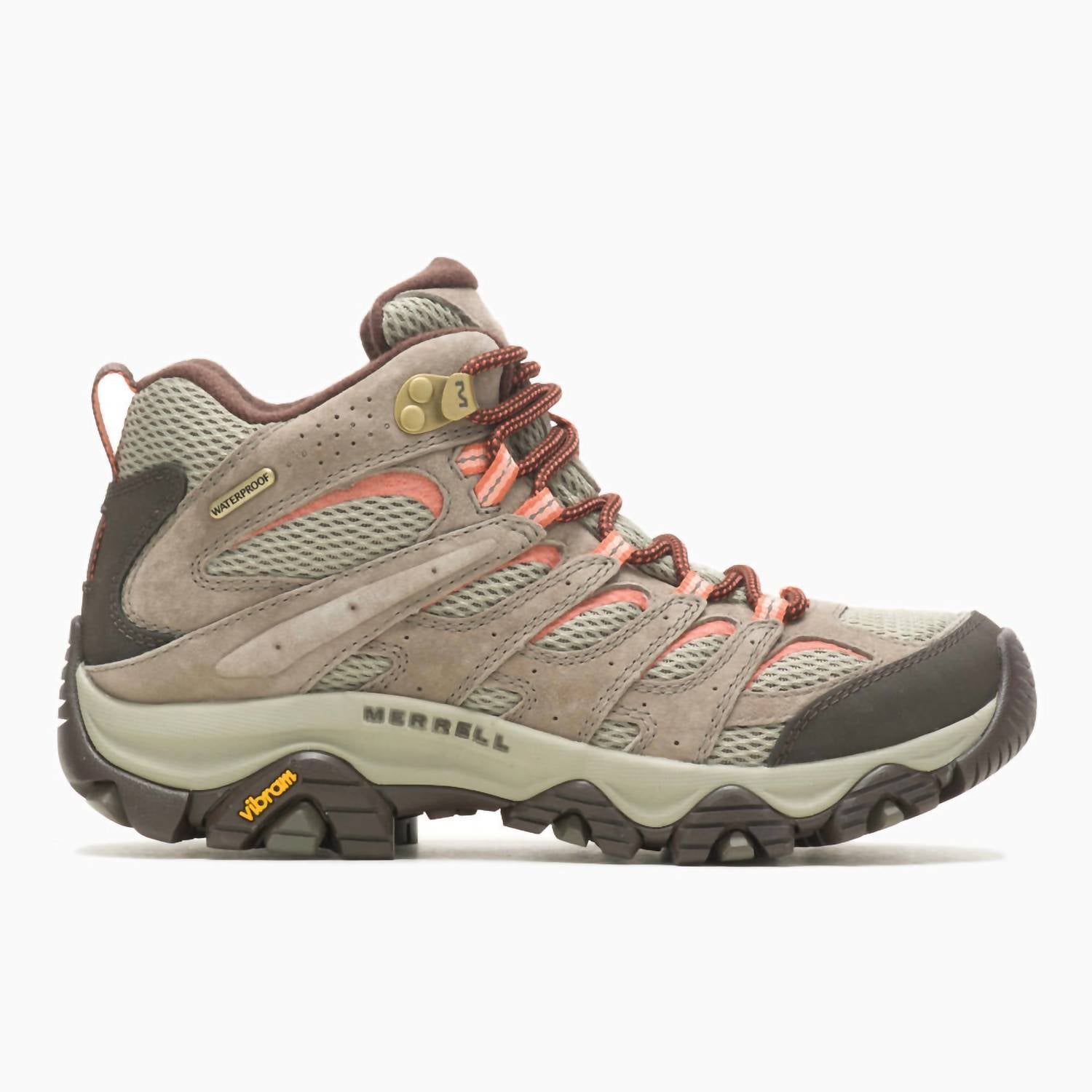Женские кроссовки Moab 3 Mid Waterproof в цвете Bungee Cord MERRELL, Bungee Cord — фото 2