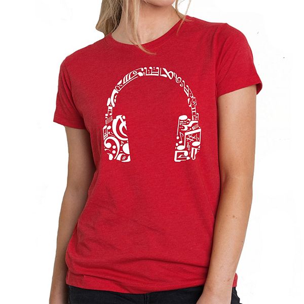 

Футболка с принтом Music note headphones La Pop Art, Red, Красный, Футболка с принтом Music note headphones La Pop Art, Red