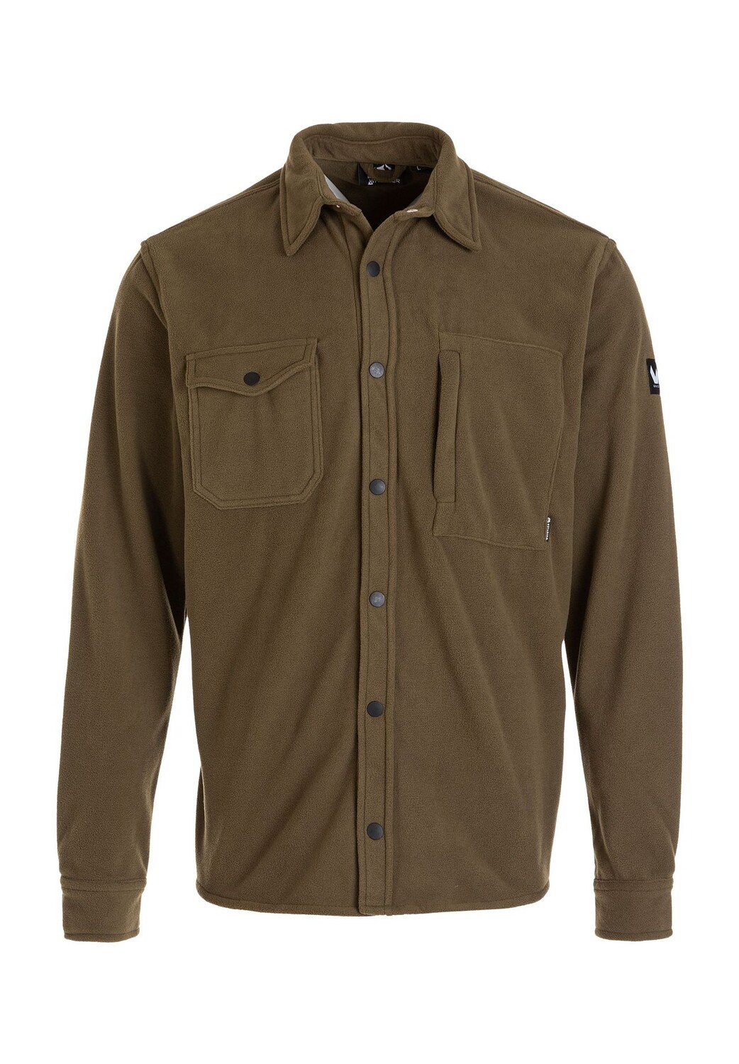 

Флисовая рубашка Enzo уютного дизайна WHISTLER, цвет Dark Olive
