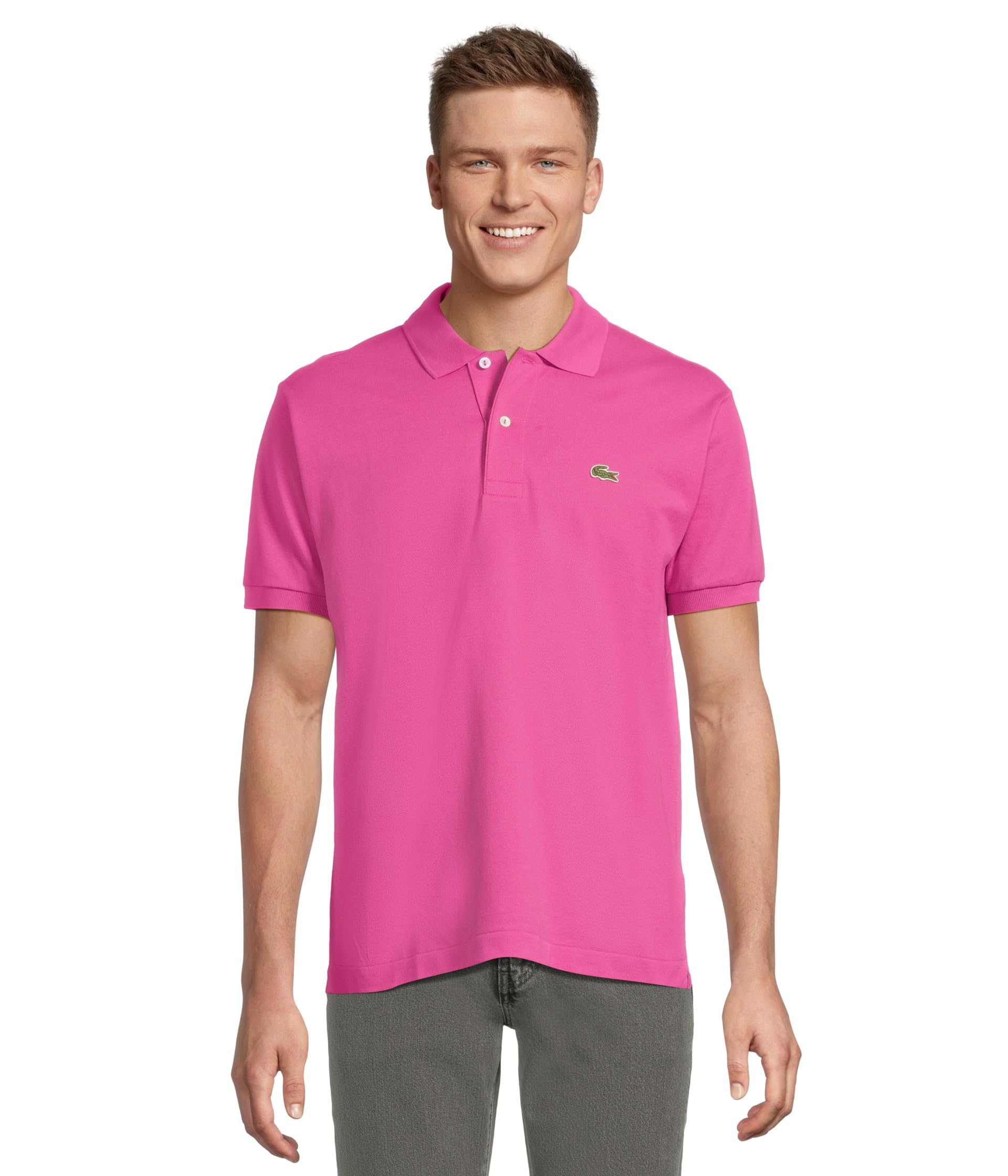 

Поло Lacoste Original L.12.12 Petit Piqué Cotton Polo Shirt, цвет Magenta