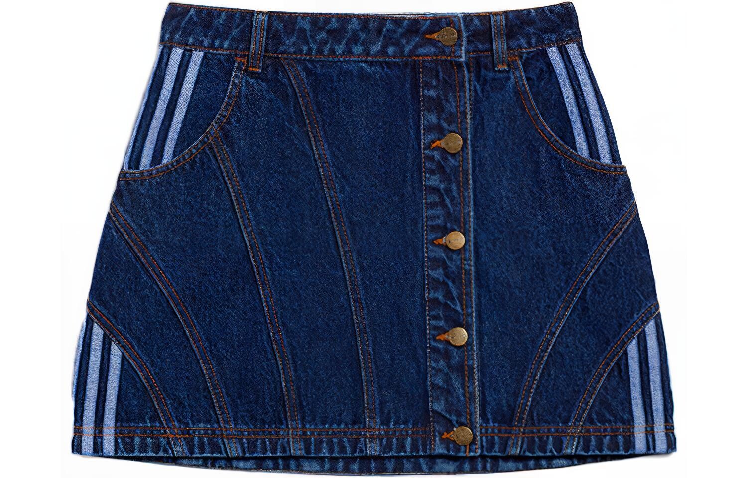 

Adidas Originals Женская джинсовая юбка, цвет Blue