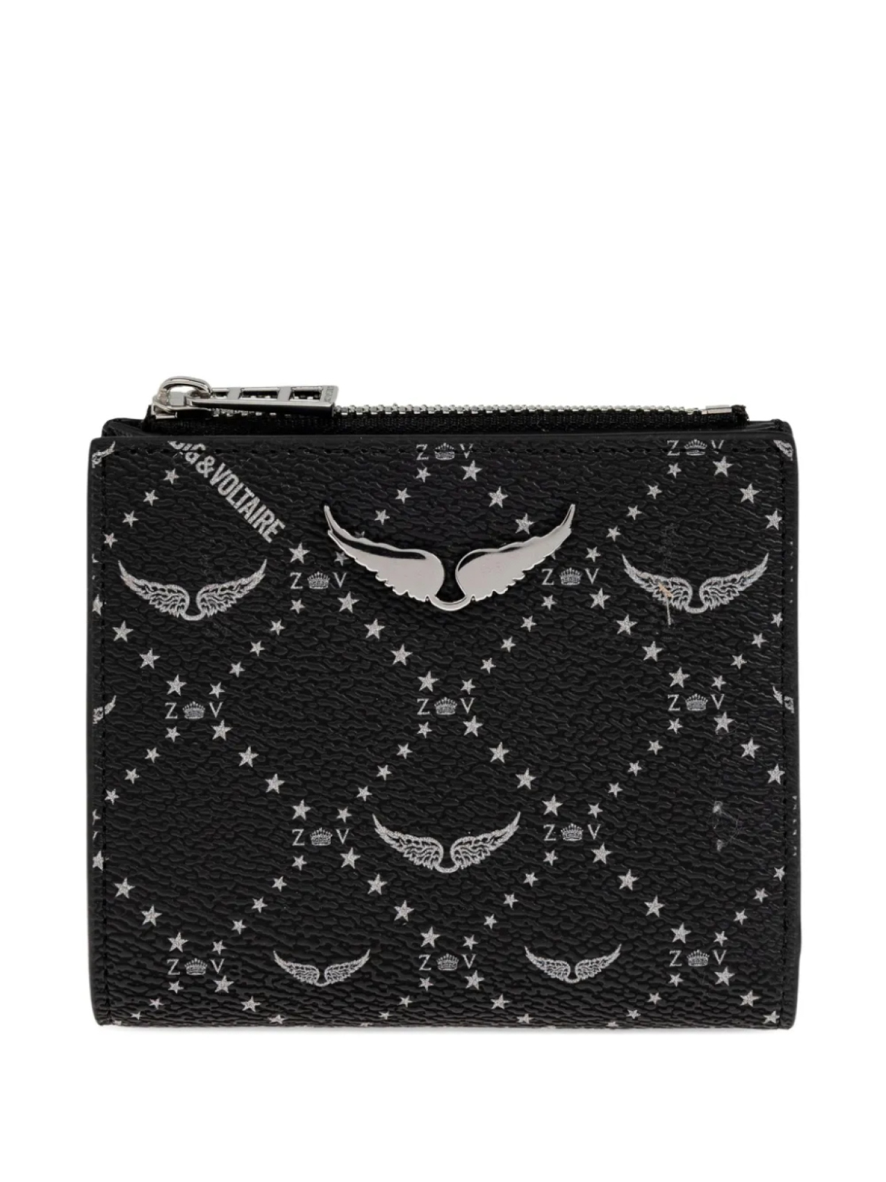 

Кошелек с застежкой-молнией Wings-Place Zadig&Voltaire, черный