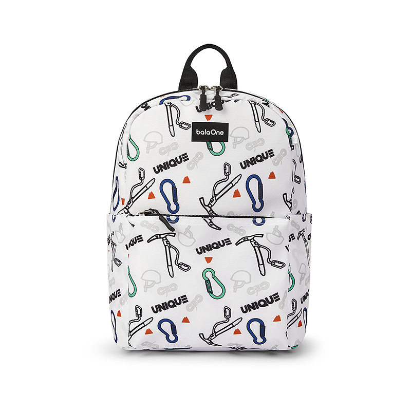 

Детский рюкзак из ткани, стандартный размер, унисекс, с эффектом дофамина Balabala, белый tone 00310