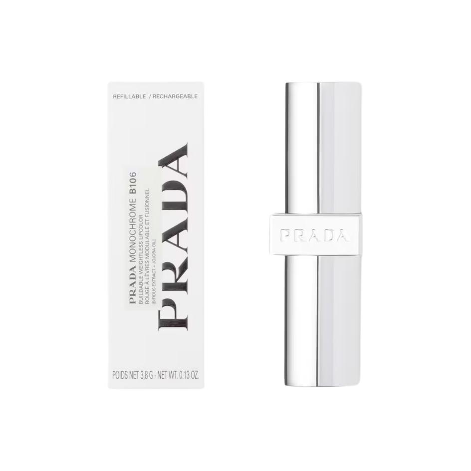 

Матовая монохромная помада Soft Lipsticks, легко растушевывается, натуральный оттенок, 3,8 г PRADA