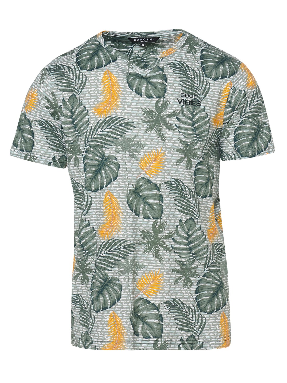 

KOROSHI Лонгслив цвета хаки и мяты