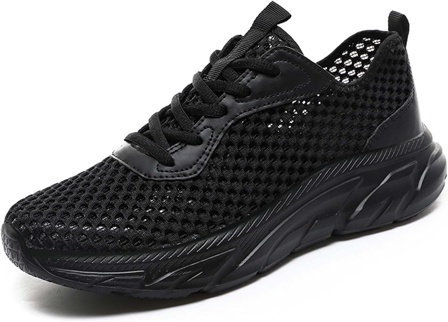 

Мужские спортивные кроссовки из сетки для бега, легкие, дышащие, повседневные, для ходьбы, работы и пробежек, с нескользящей мягкой подошвой, для тенниса и фитнес-тренировок Generic