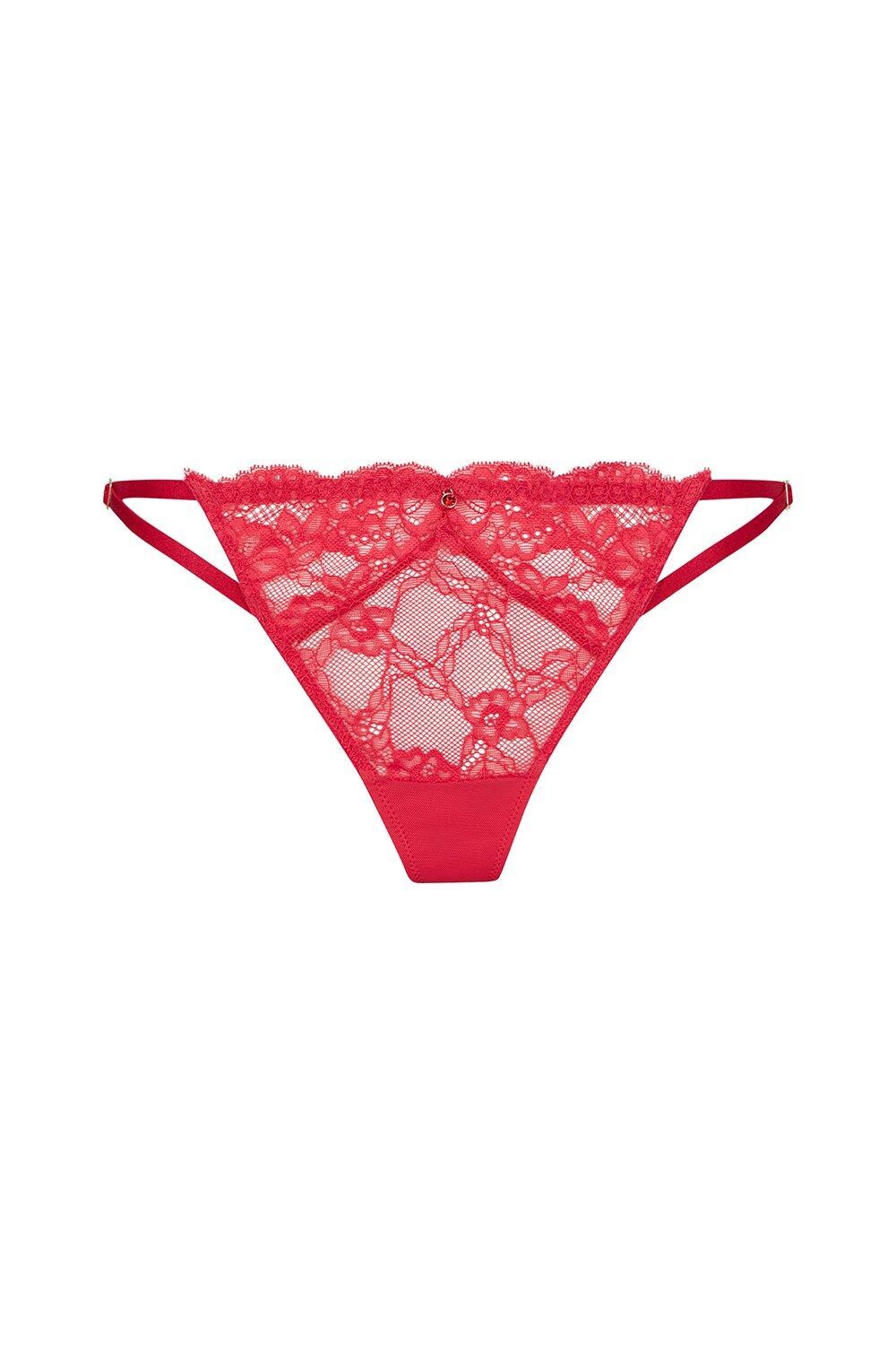 

Сексуальная кружевная строка Planet Ann Summers, красный