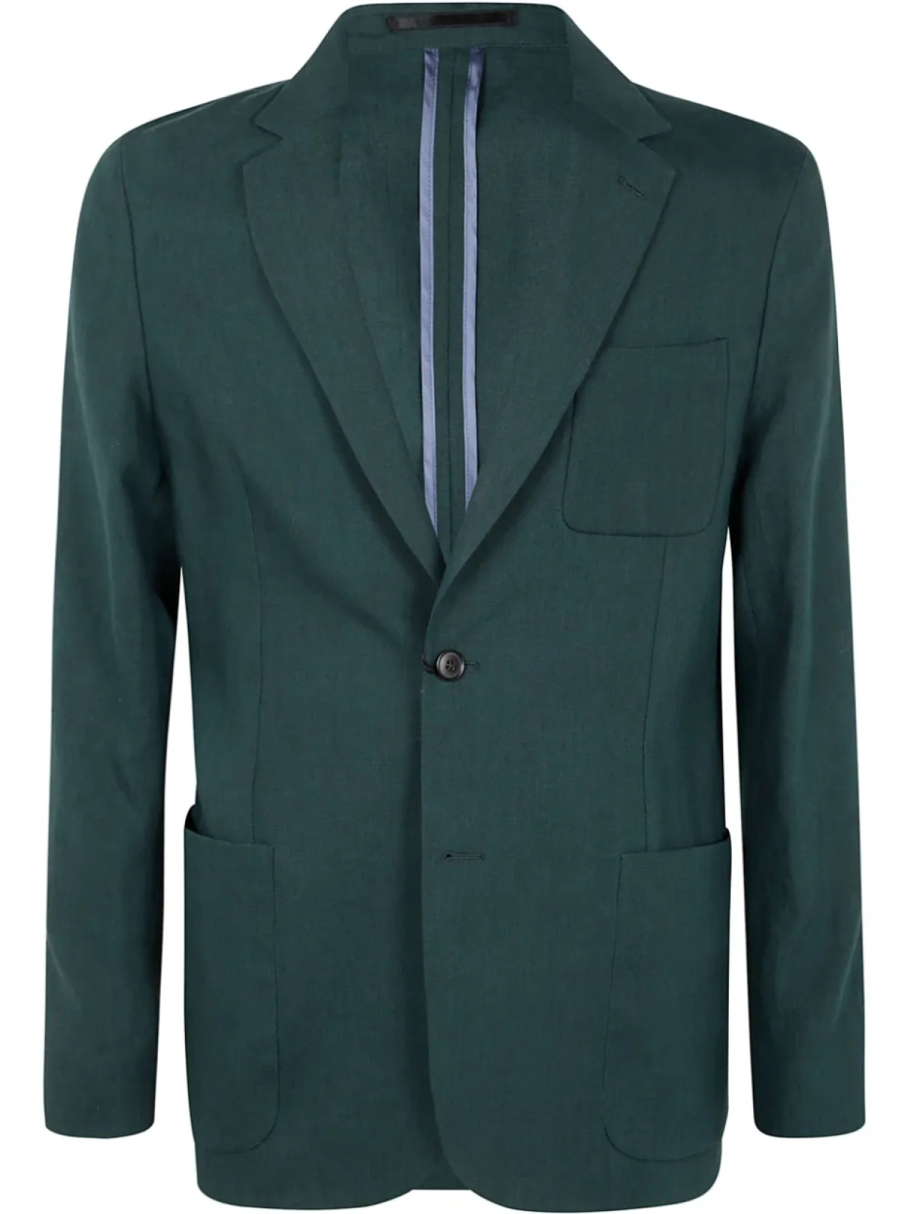 

Льняной блейзер Paul Smith, зеленый