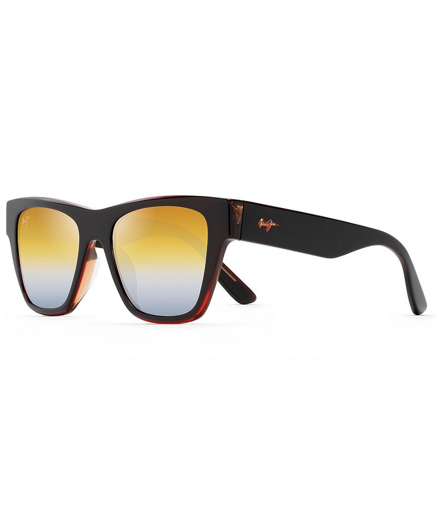 

Maui Jim Ekolu PolarizedPlus2 квадратные солнцезащитные очки 53 мм, мультиколор