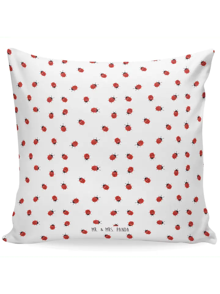 

Подушка Mr & Mrs Panda 40x40 Marienkäfer Design, белый