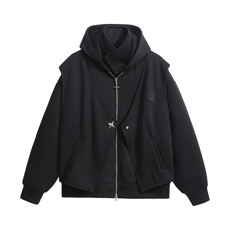 

Толстовка унисекс GSUE, матовый черный [утепленная с флисовой подкладкой]