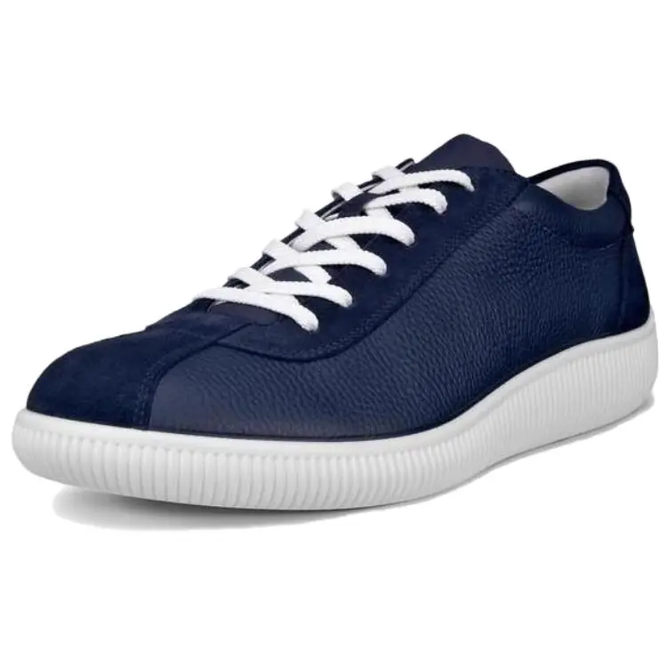 

Ecco Мужские повседневные кроссовки Soft Zero низкие устойчивые к истиранию Marine Blue