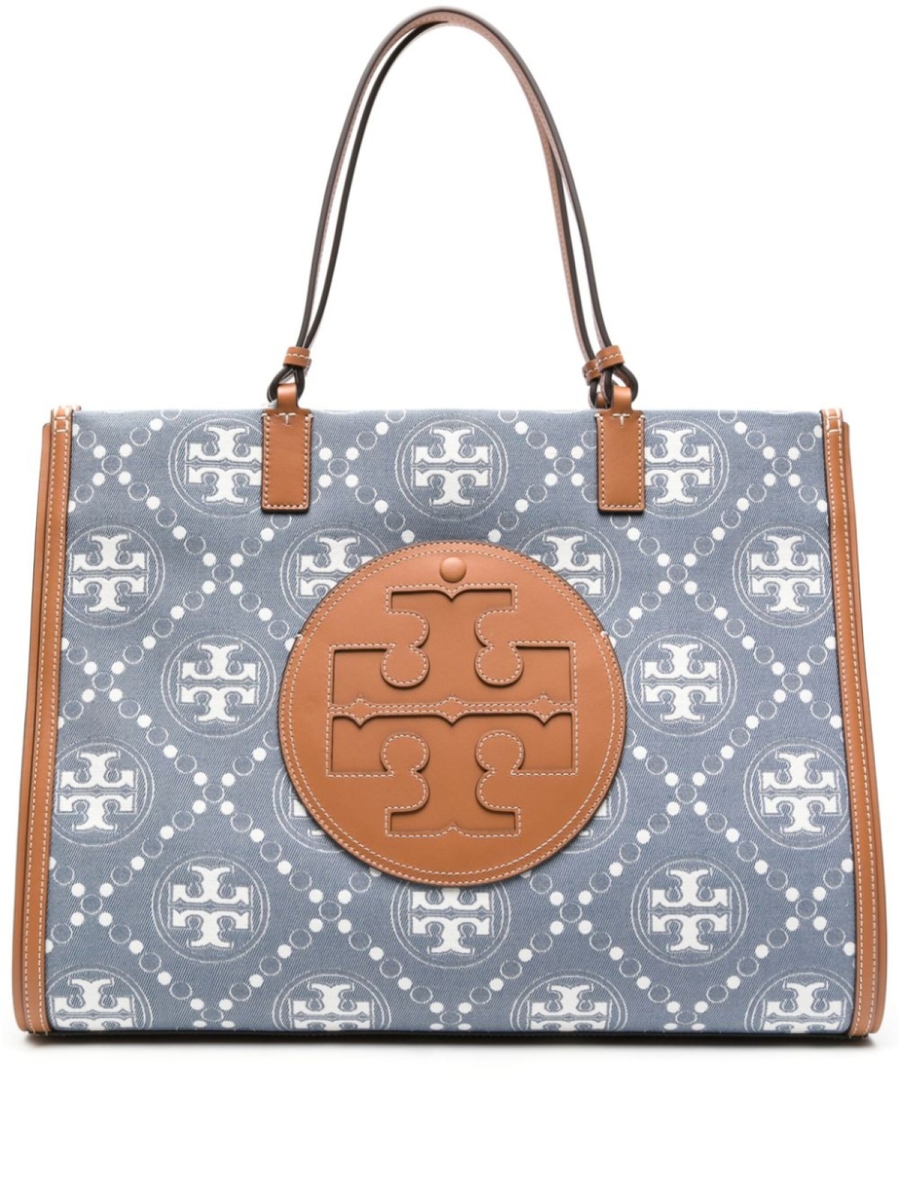 

Tory Burch сумка-тоут Ella T Monogram, синий