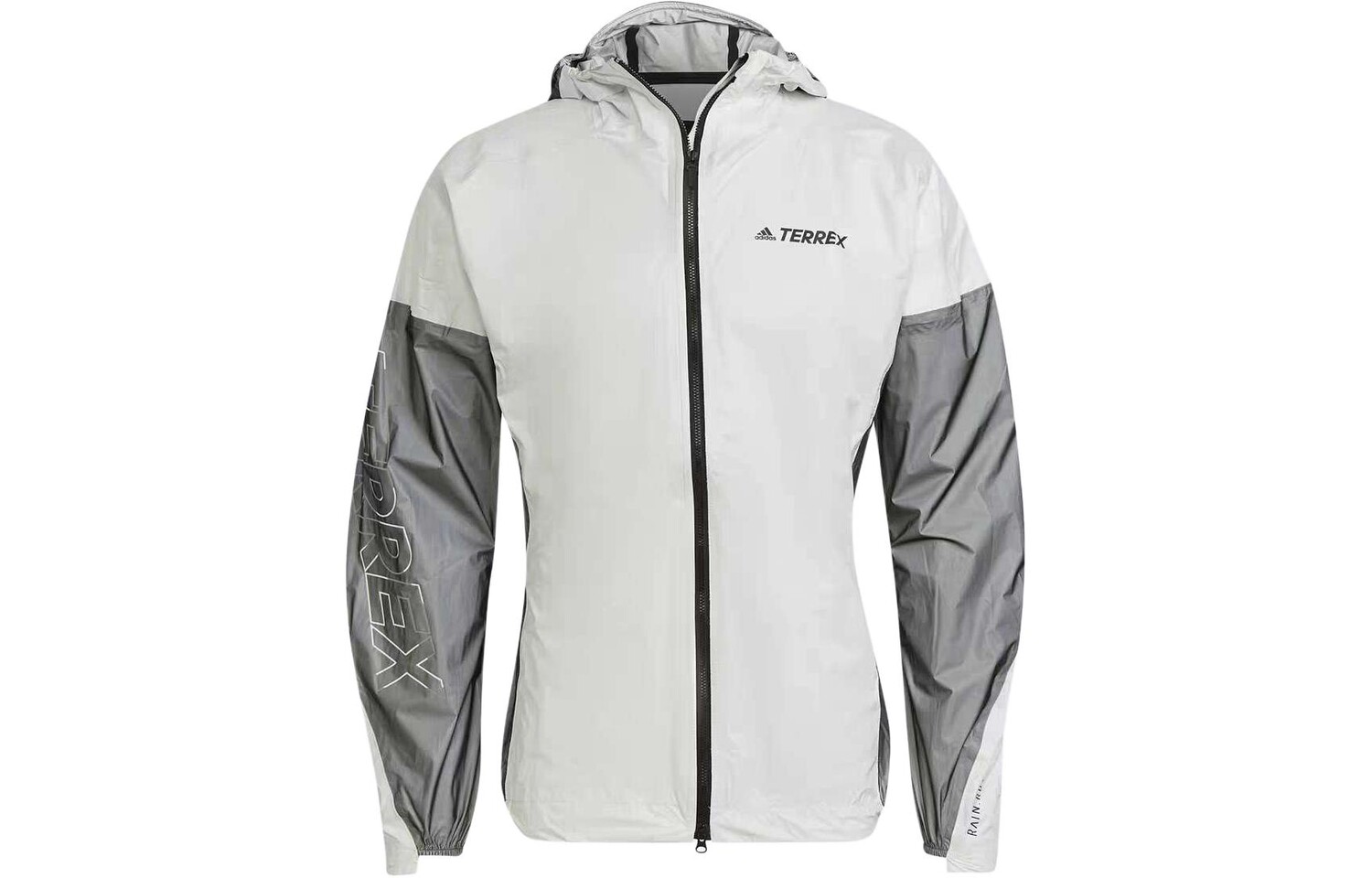 

Куртка мужская черная/белая Adidas, черный/белый