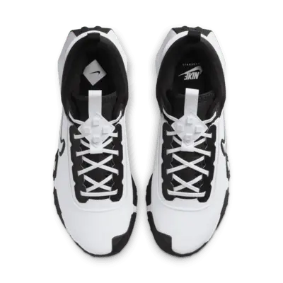 Кроссовки Nike Air Diamond Varsity Turf, белый/черный — фото 4
