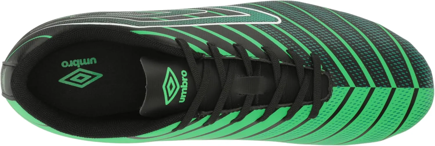 Мужские бутсы Umbro Velocita Elixir League FG, черный/зеленый/белый — фото 2