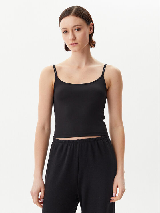 

Топ облегающего кроя Logo J20J225312 Calvin Klein Jeans, черный