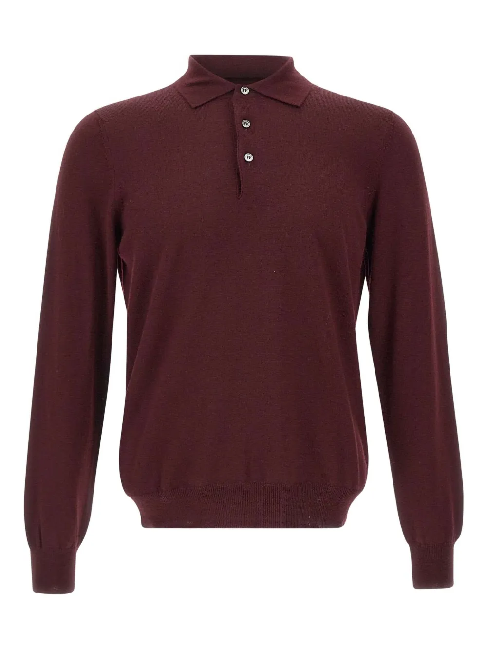 

Тонко вязаное поло Gran Sasso, красный