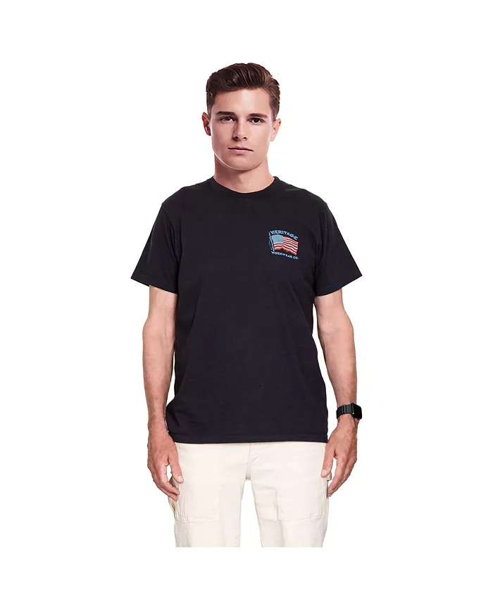 

Мужская футболка American Heritage Collection Workwear Flag Level 7, синий