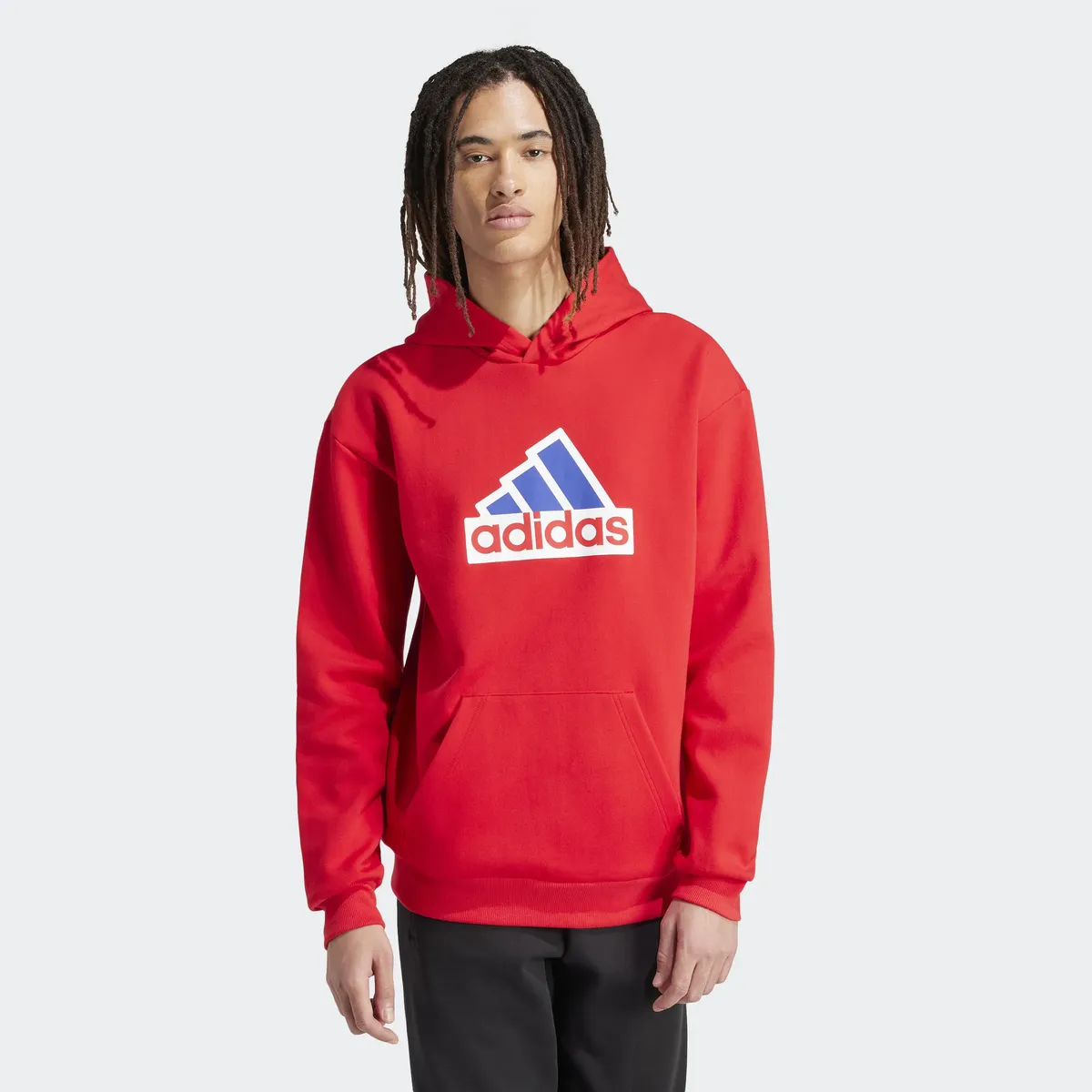 

Толстовка Adidas Sportswear с капюшоном "M FI BOS HD OLY", цвет Better Scarlet
