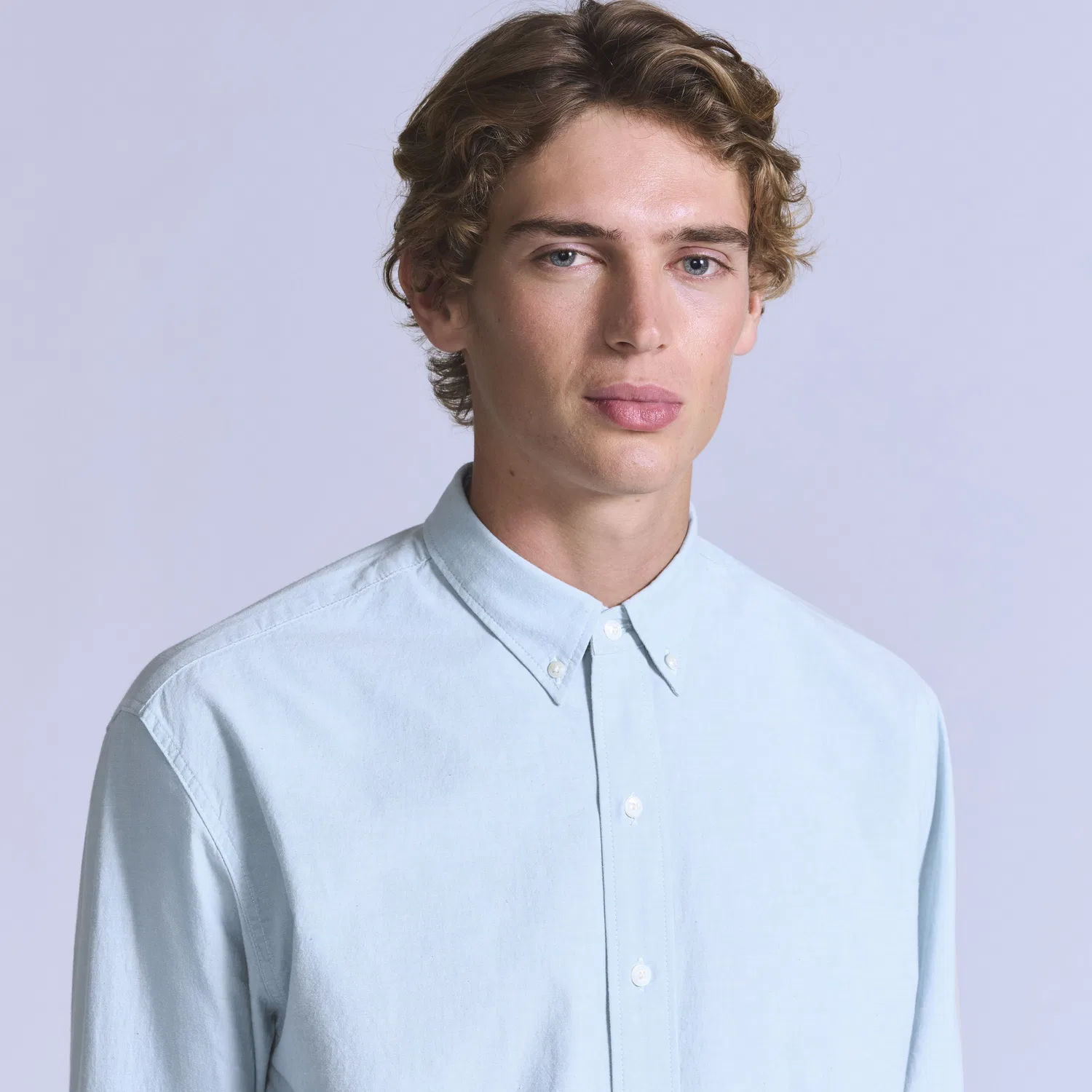 Мужская рубашка Levi's Blue Tab свободного кроя на пуговицах — фото 2