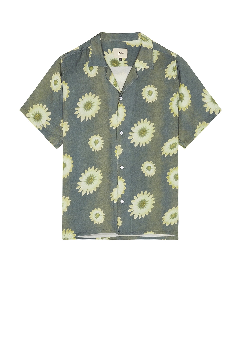 

Короткая рубашка из вискозы с петлями для воздуха и сада Bather, grey