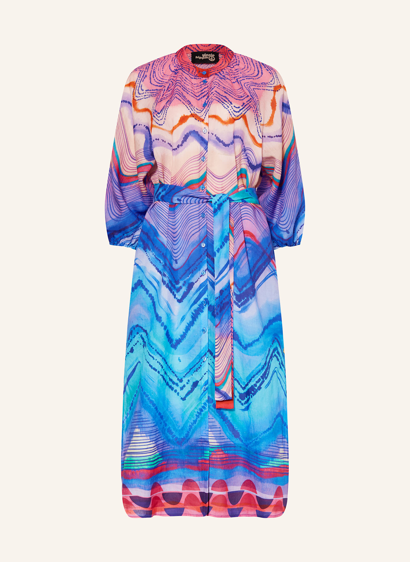 

Платье с рукавами 3/4 Yippie Hippie, мультиколор