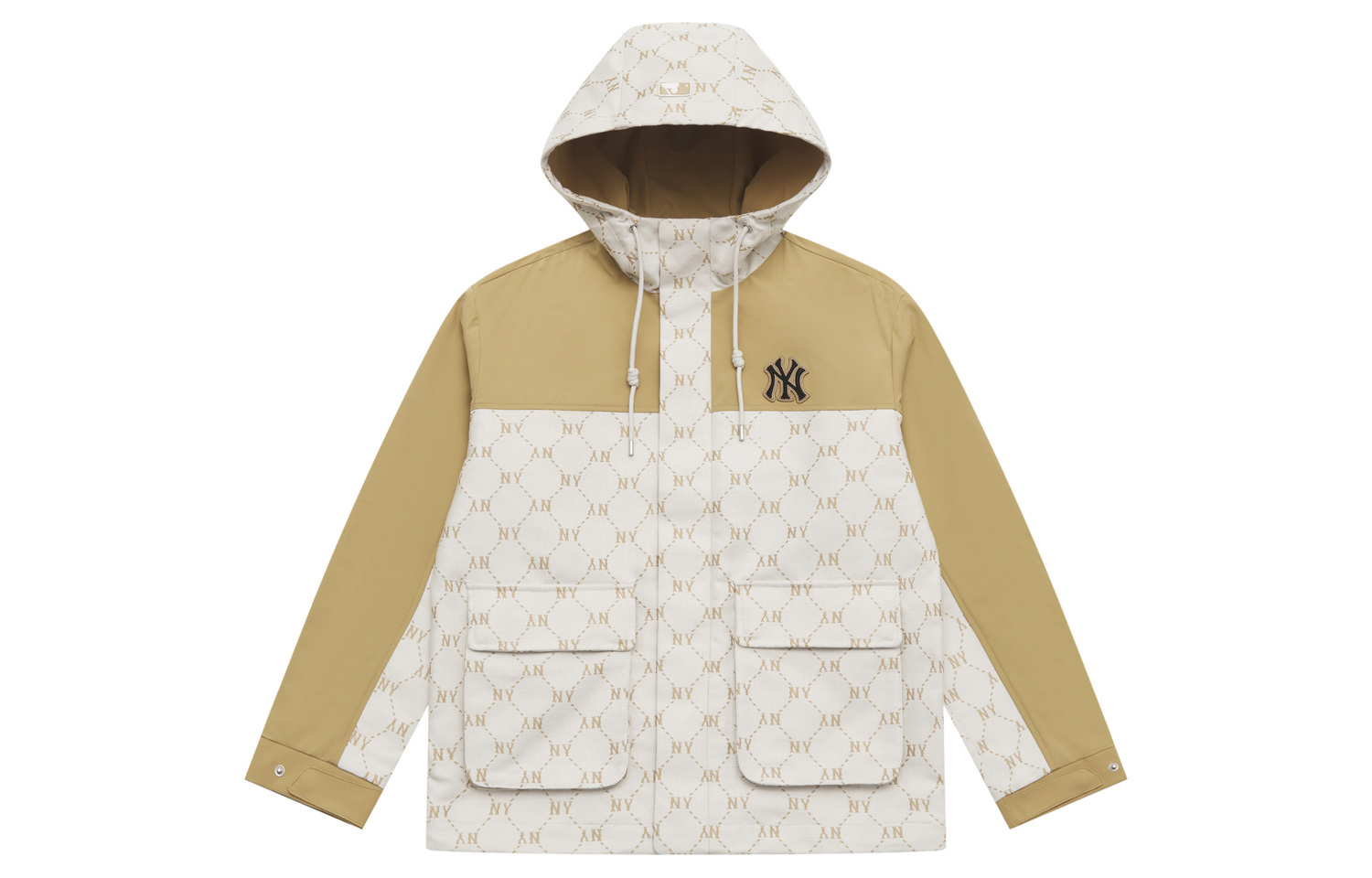 

MLB Нью-Йорк Янкиз куртка унисекс бежево-белая, White/Khaki