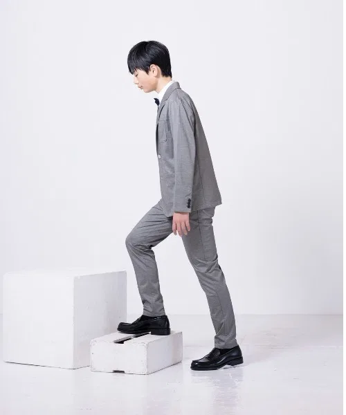 Жакет из джерси HIGH GAUGE JERSEY BASIC JACKET ARCH&LINE на 2 пуговицах, тёмно-синий — фото 4