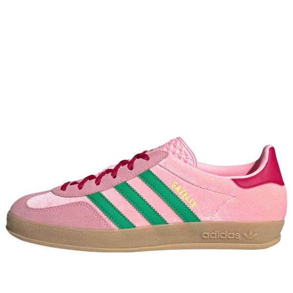 Кроссовки gazelle indoor 'pink velvet' Adidas, розовый