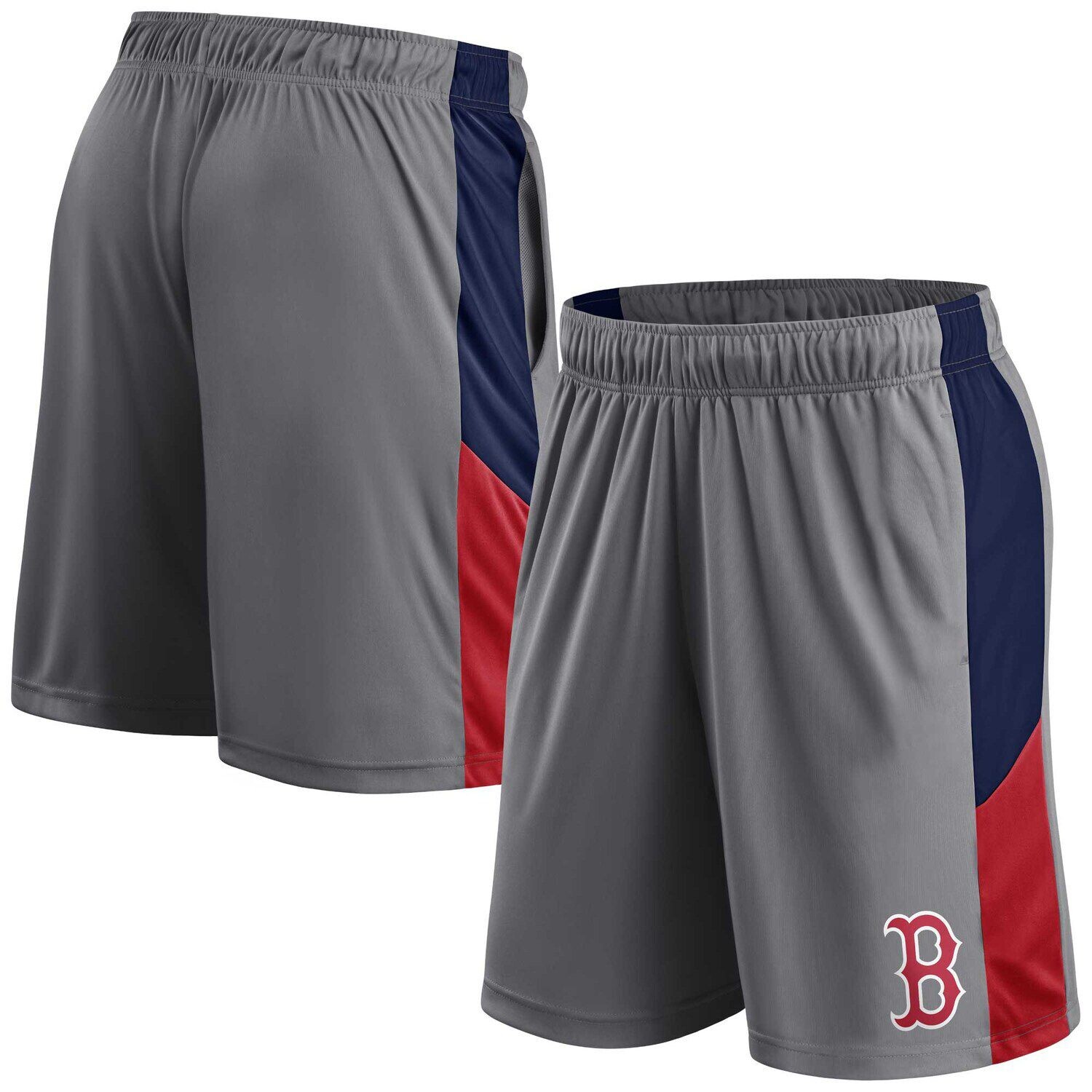 

Мужские шорты Profile серого/темно-синего цвета Boston Red Sox Team