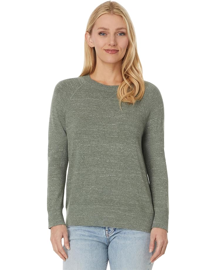 

Свитер L.L.Bean Organic Cotton Slub Crew Neck Sweatshirt Sweater, цвет Sea Green