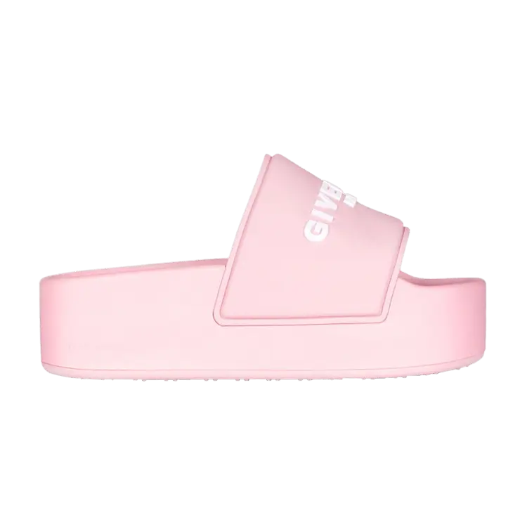 

Сандалии Givenchy Wmns Logo Embossed Platform Sandal Blossom Pink, розовый