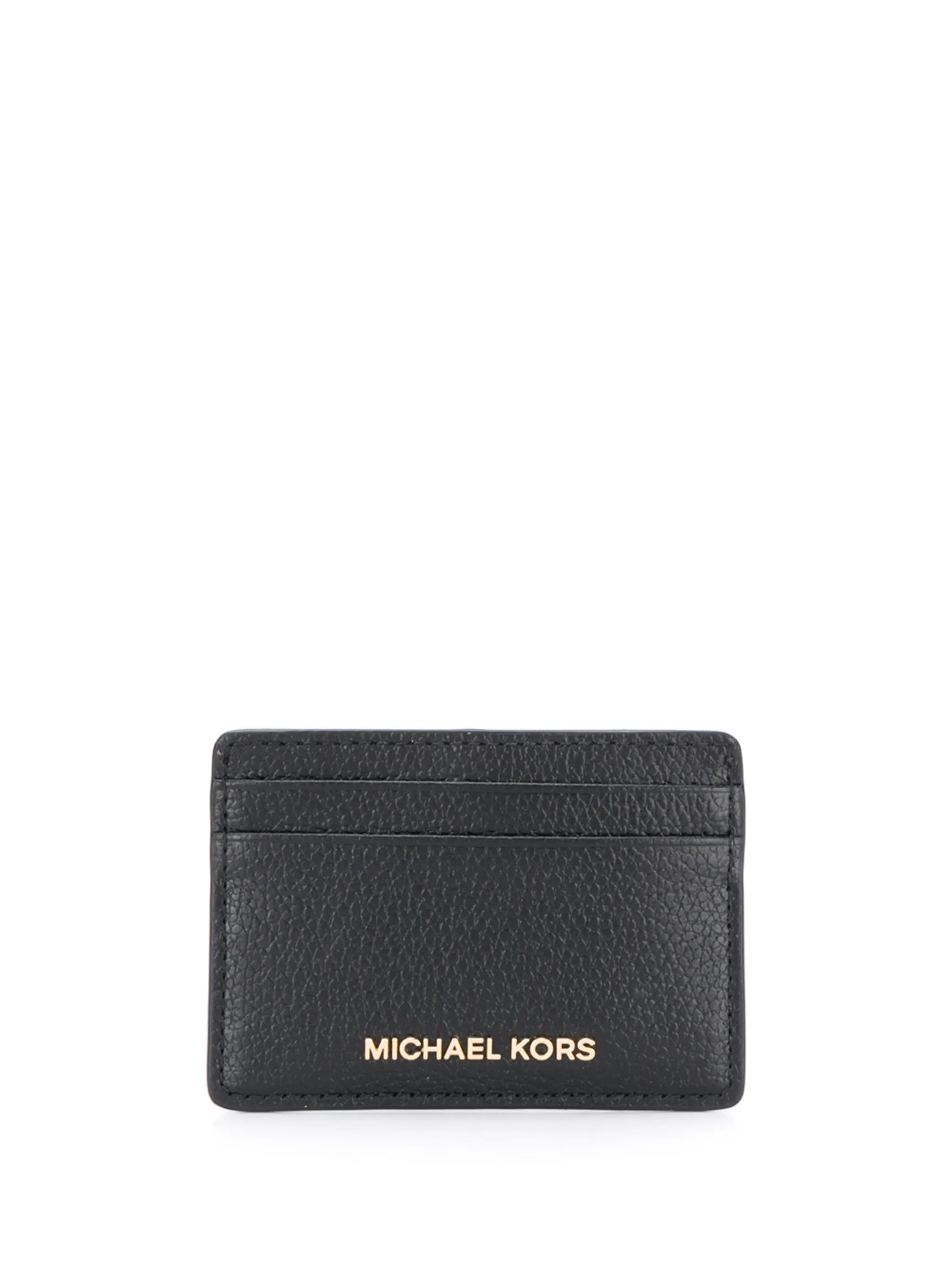 

Картхолдер из зернистой кожи Michael Michael Kors, черный