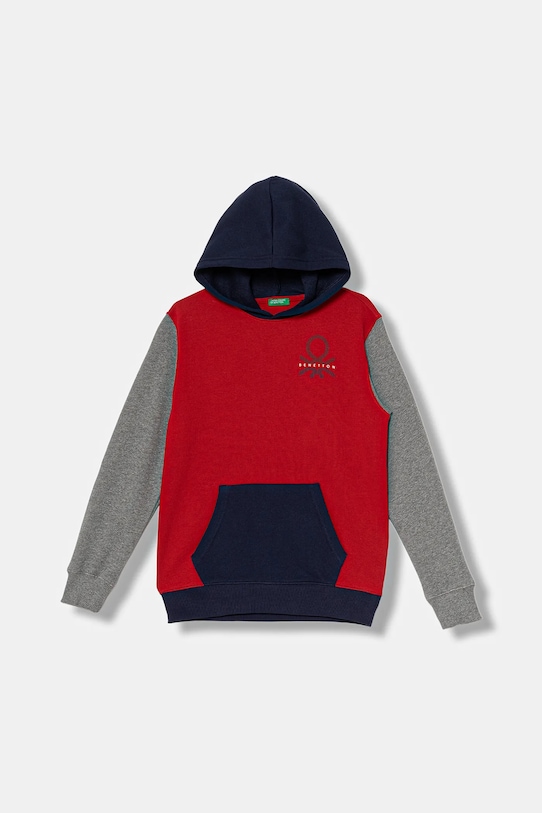 

Детская хлопковая толстовка United Colors Of Benetton, красный
