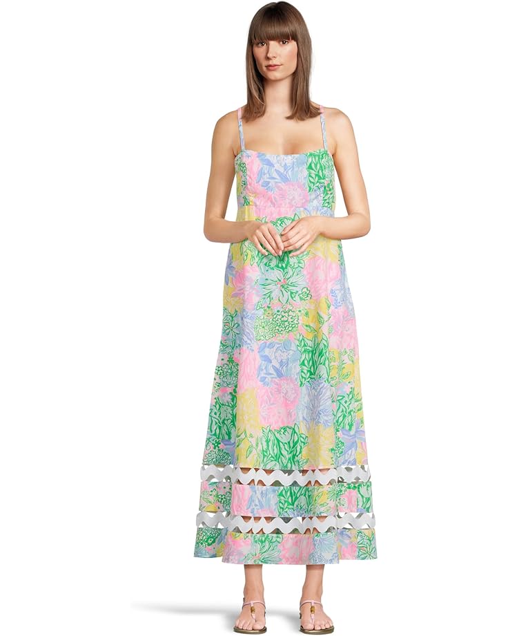 

Платье Lilly Pulitzer Haliey Midi Dress, цвет Multi Bright Delight Patch