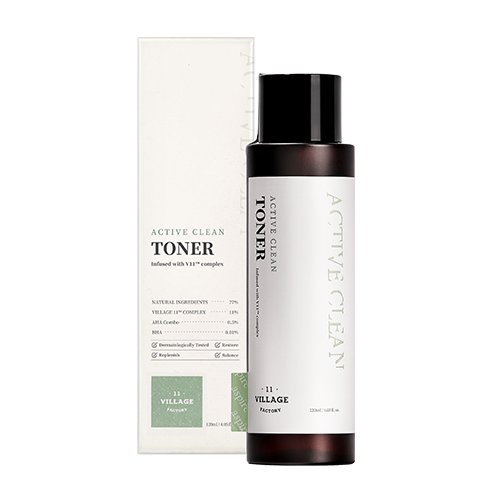 

Антибактериальный тоник для лица VILLAGE 11 Active Clean Toner 120 мл