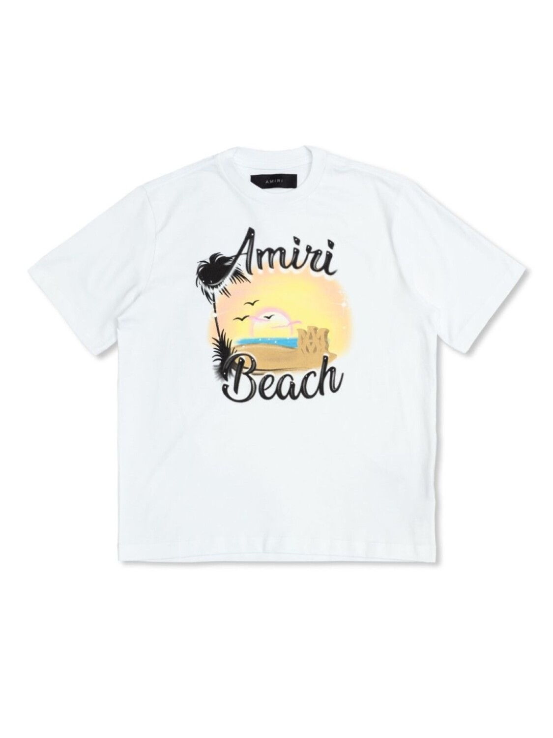 

AMIRI KIDS футболка с графичным принтом, белый