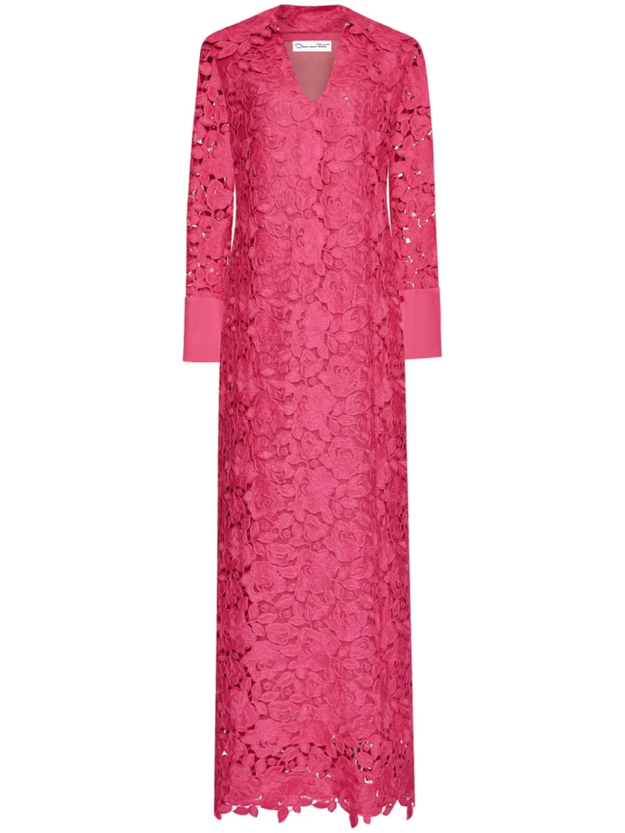 

Oscar de la Renta гипюровое платье, розовый