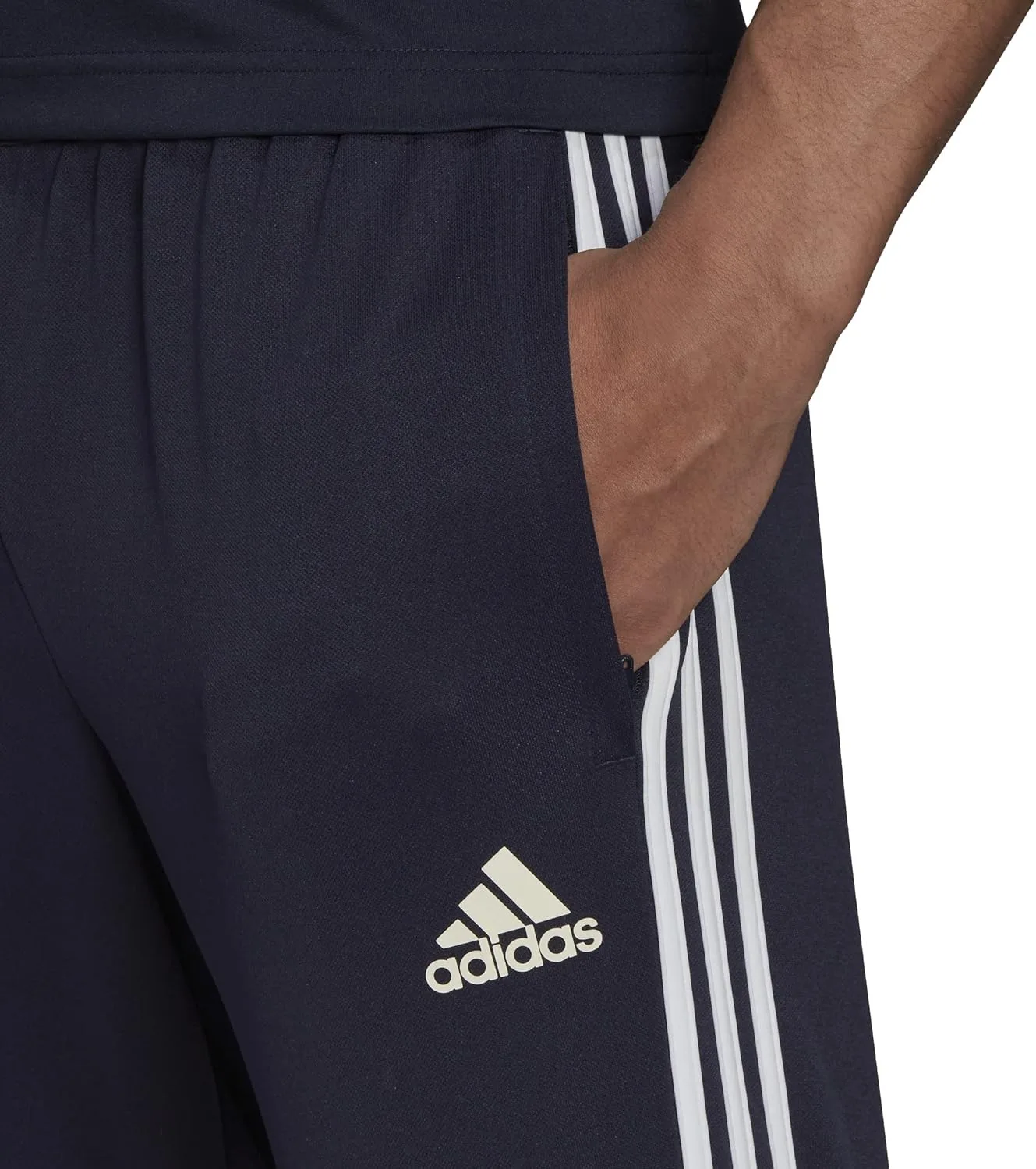 Мужские спортивные брюки Adidas Aeroready Sereno Slim Tapered-Cut 3-Stripes — фото 3