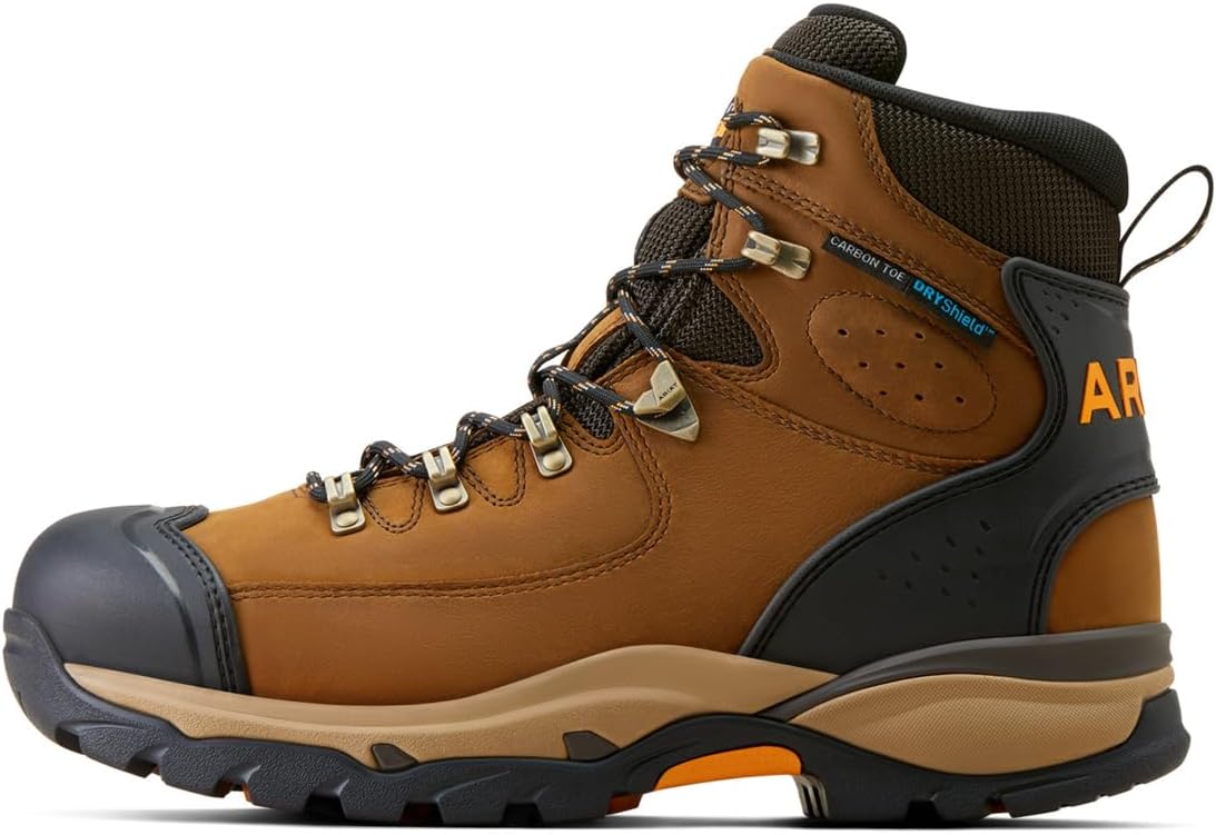 Мужские ботинки ARIAT Endeavor 6 с водонепроницаемым карбоновым носком, коричневый — фото 2