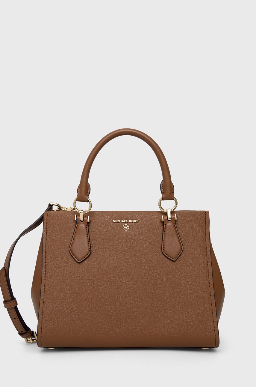 

Кожаная сумка 30S2G6AS2L Michael Michael Kors, коричневый