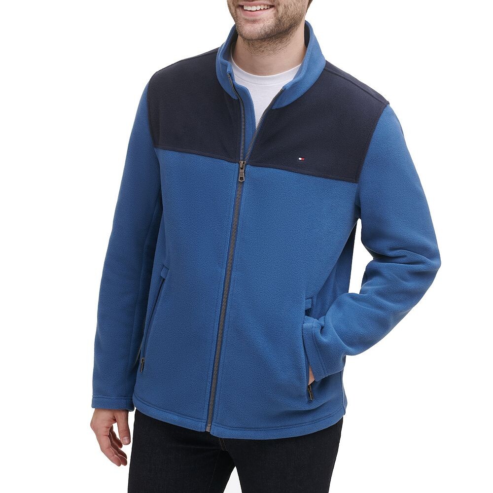 

Мужская флисовая куртка Tommy Hilfiger, цвет Navy Ocean