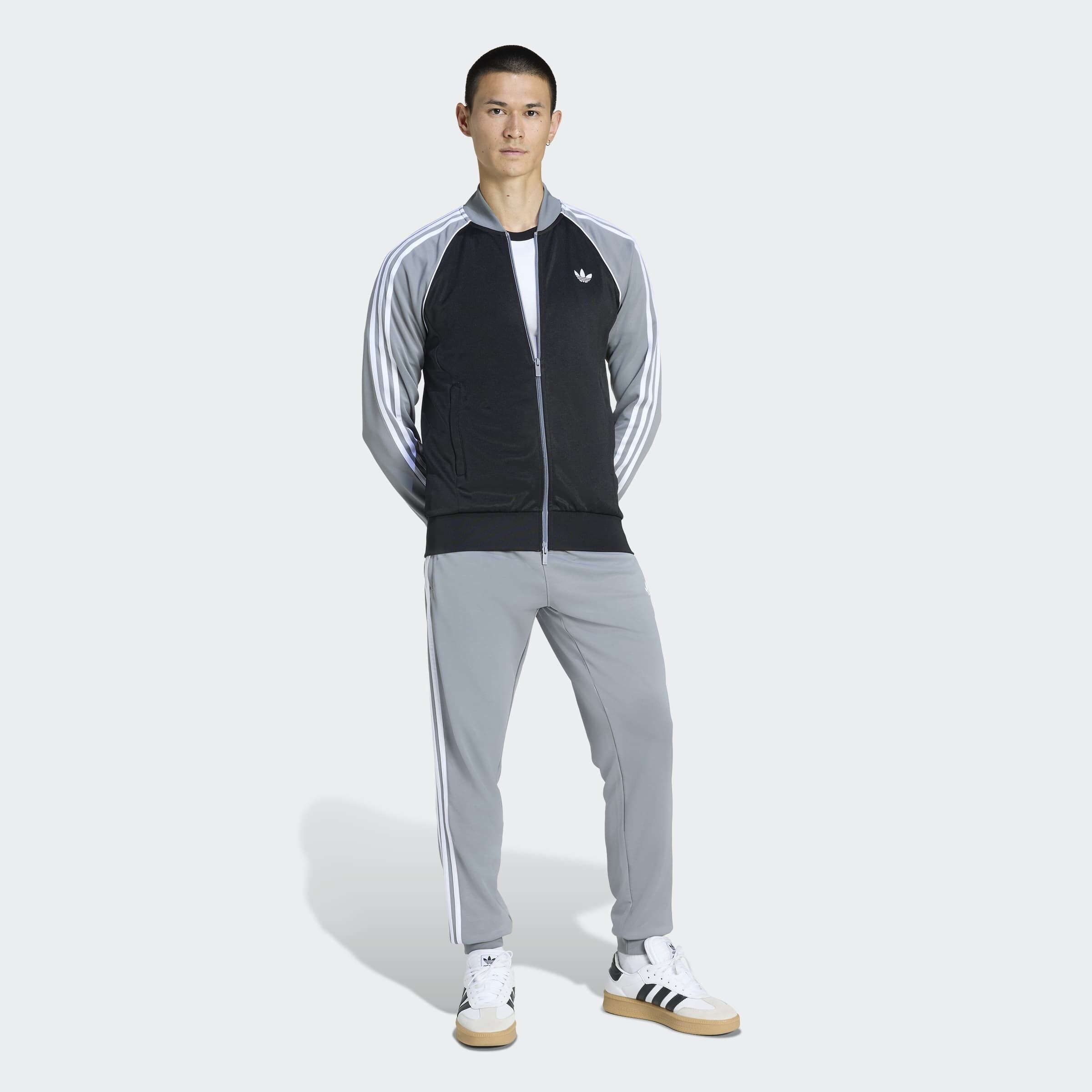 Adidas Originals Толстовка с молнией 'SST' в черном цвете — фото 3