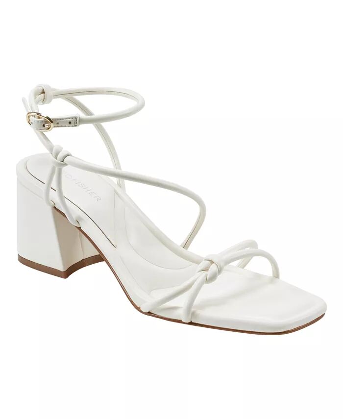 Женские сандалии Gurion Square Toe Dress Marc Fisher, коричневый/бежевый