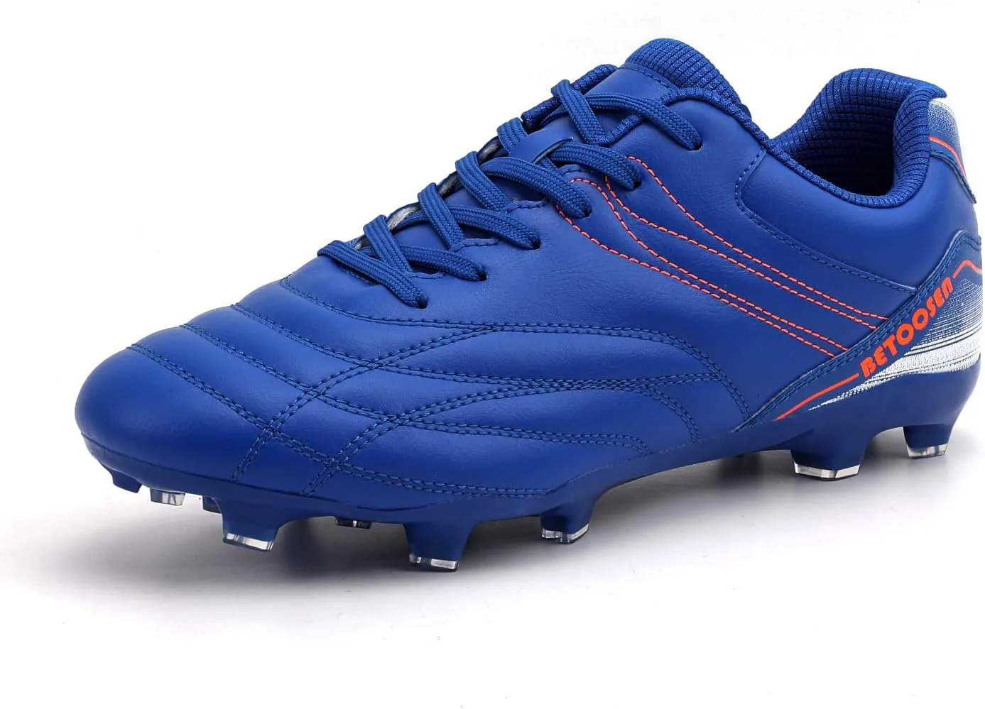 

Мужские футбольные бутсы для твердого грунта, профессиональные дышащие обувь для футбола и тренировок на улице BETOOSEN, синий