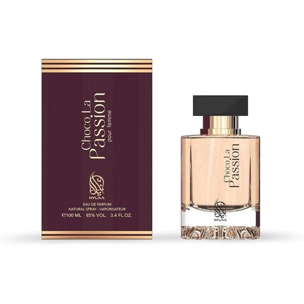 Женские духи Choco La Passion 100 мл Edp от Nylaa с фруктовыми нотами шоколадного мускуса и ванили, Parfum De Luxe Collection — фото 2