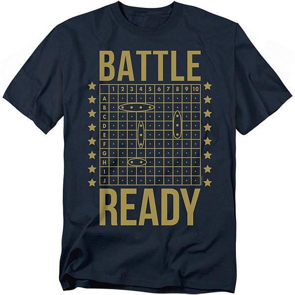 

Футболка с принтом Big & tall original & unrestored battleship battle ready Licensed Character
