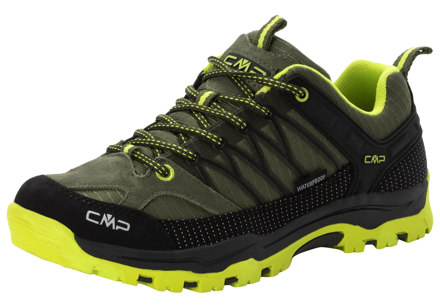 

Кроссовки CMP "KIDS RIGEL LOW TREKKING SHOES KIDS", цвет Kaki-Acido