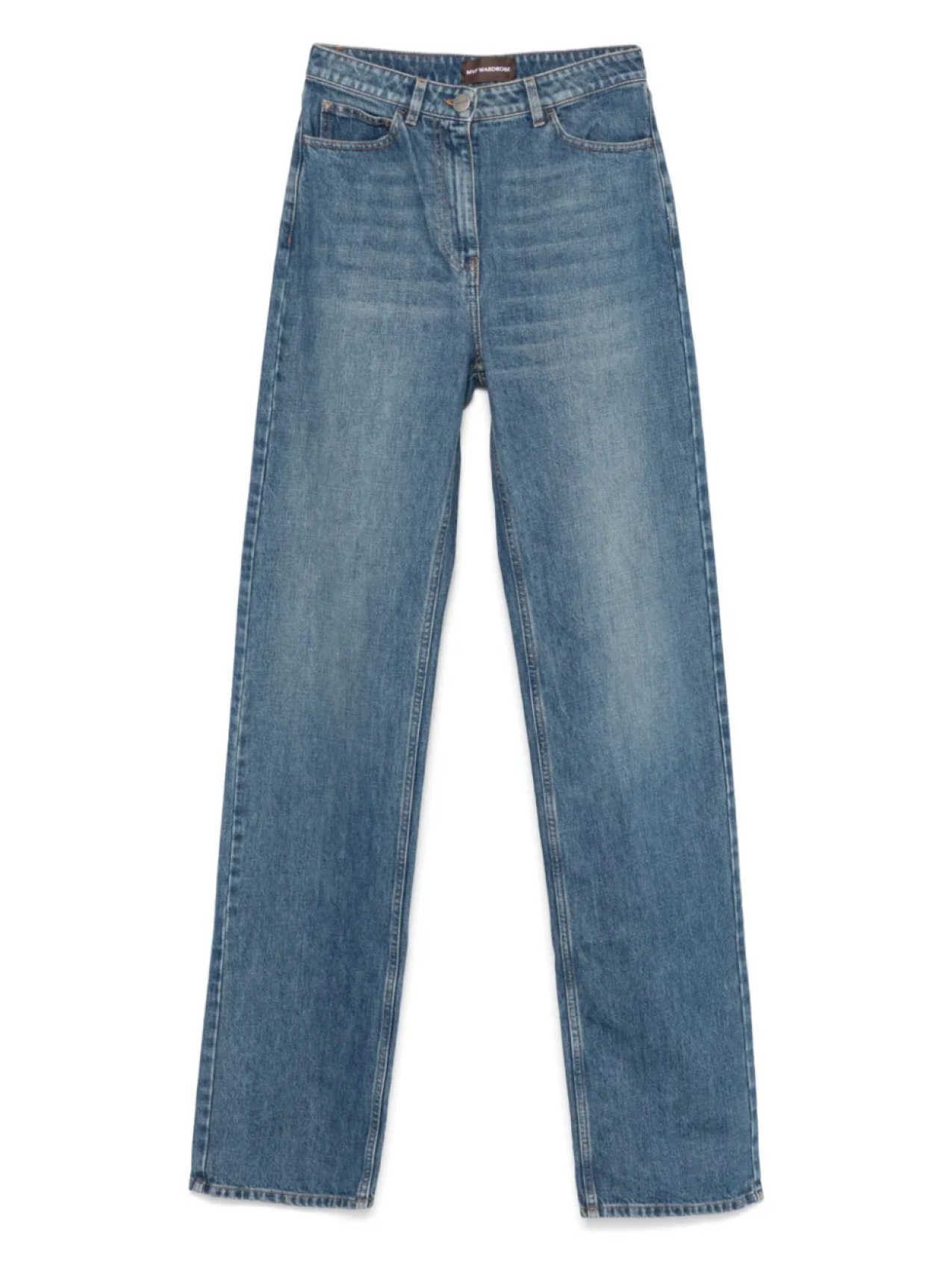 

Джинсы с нашивкой-логотипом mvp wardrobe, синий